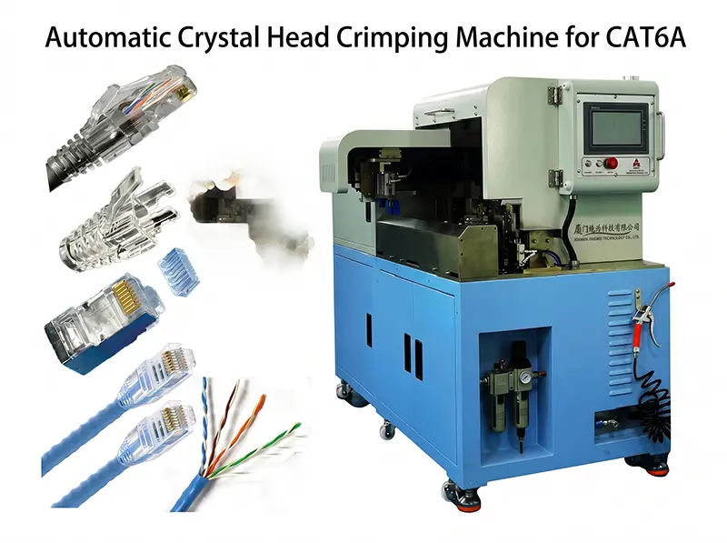 Automatic Crystal Head Crimping Machine for CAT6A WPM-CAT6A