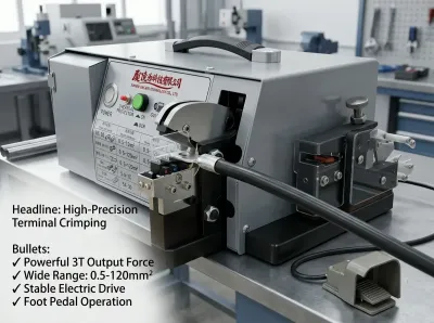 Electric Terminal Crimping Machine 3T Output, 0.5-120mm² EM-50B2BC / EM-50B1BC Thumb