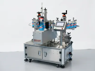 Semi-Automatic Dual-Side Roll-On Labeling Machine JW-T-102 Thumb