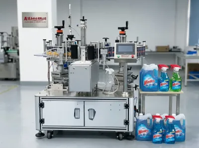 Semi-Automatic Dual-Side Roll-On Labeling Machine JW-T-102 - Cable Labeling Machine