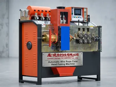 Automatic Wire Rope Cone Head Fusing Machine 40KW WPM-QF - Cut-Off Machine