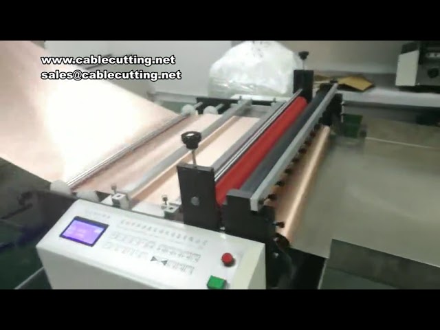 Automatic Feeding PVC Fabric Slitter and Cutting Machine Non Woven Fabric Horizontal and Vertical Sl