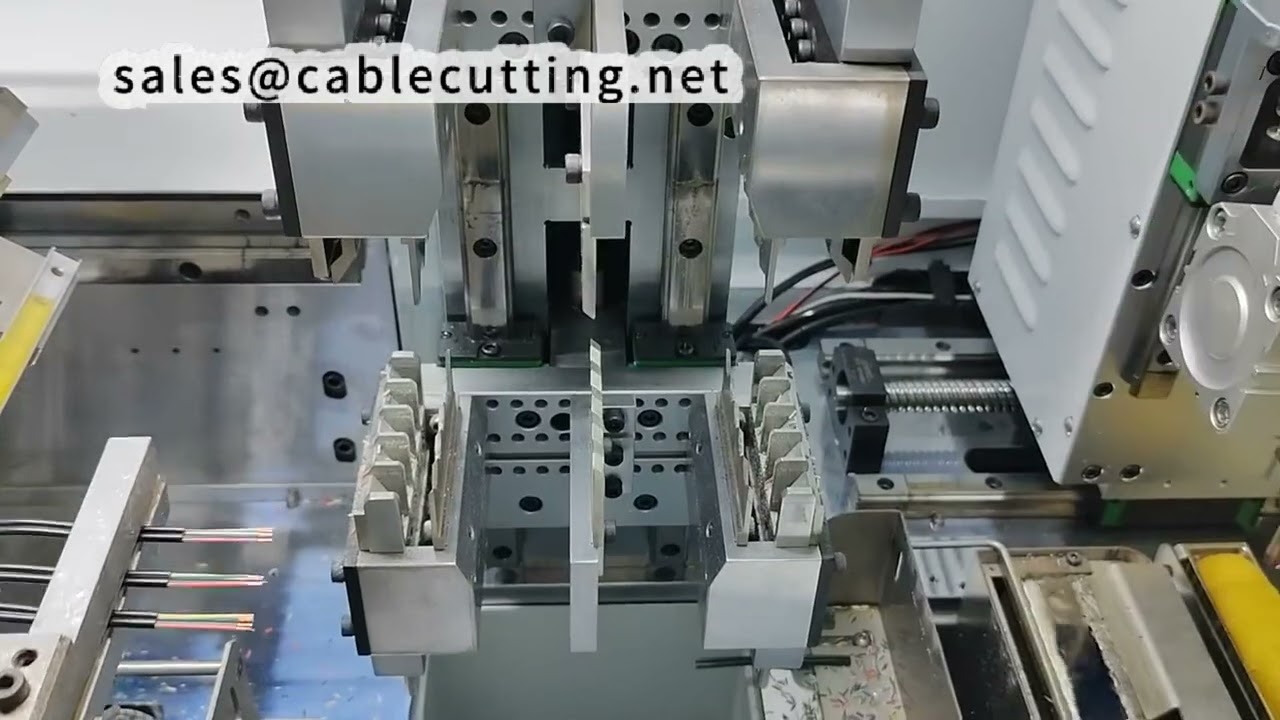 Flat Jacket Cable Splitting and Tinning Machine