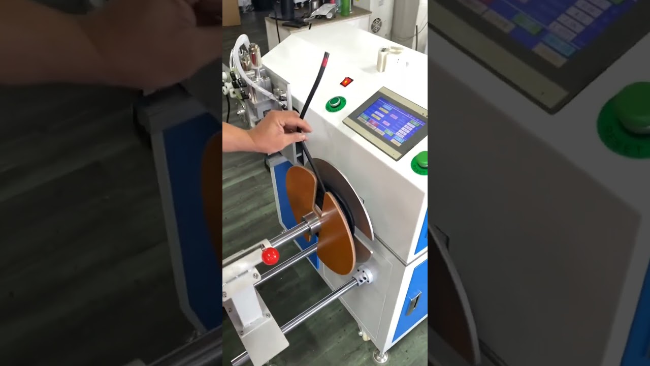 Automatic Meter Counting, Sorting, Cutting, Wire Winding & Coiling All in One Machine 1mm 15mm