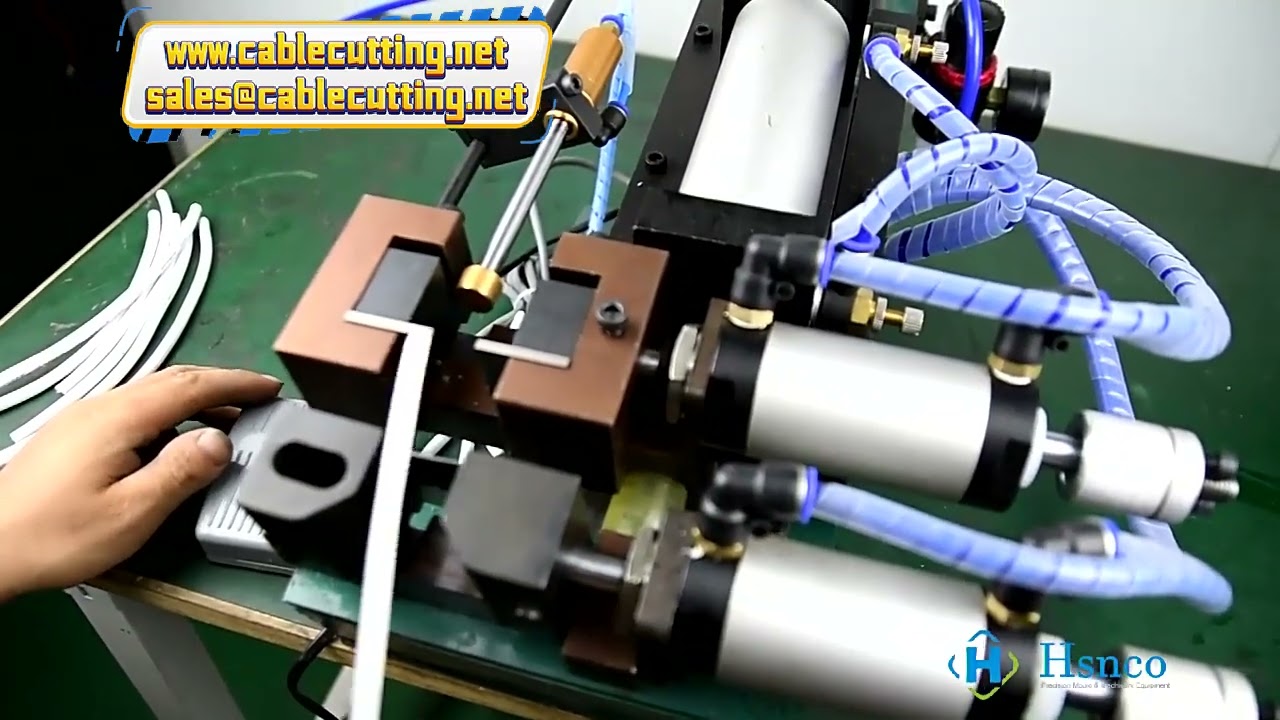 305 Pneumatic Wire Stripping Cable Pushing Pulling Machine  Semi Wire Stripper Stripping Tool Length