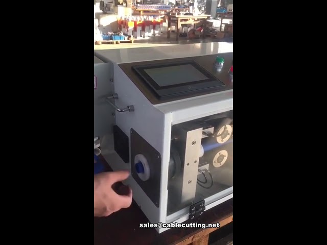 Automatic heat shrink tube cutting machine, plastic pipe cutting machine