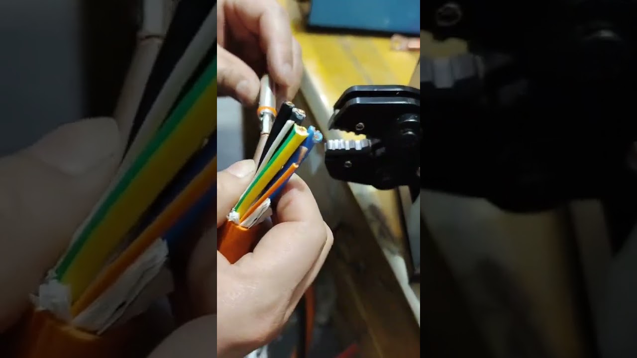 Pneumatic Crimping Solution for New Energy Vehicle Connectors #factory #machine