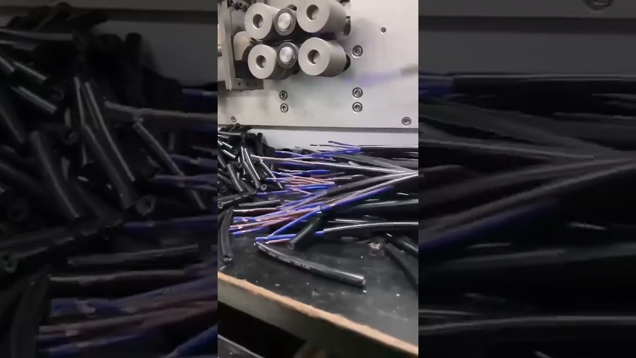 High Precision Automatic Large Square Wire Cable Peeling Machine   Big Size Wire Stripper