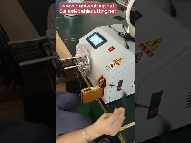 Automatic Power cord electric wire winding and twisting tie machine