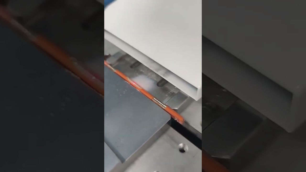 Dual Lead Wire Laser Stripper   Non Metallic Material Stripping