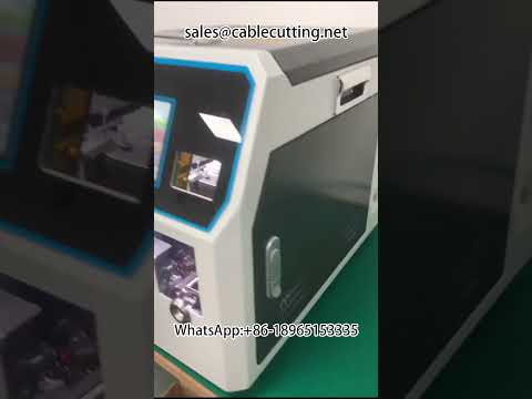 Can process 0.5-16 square tube terminal crimping machine #harness equipment