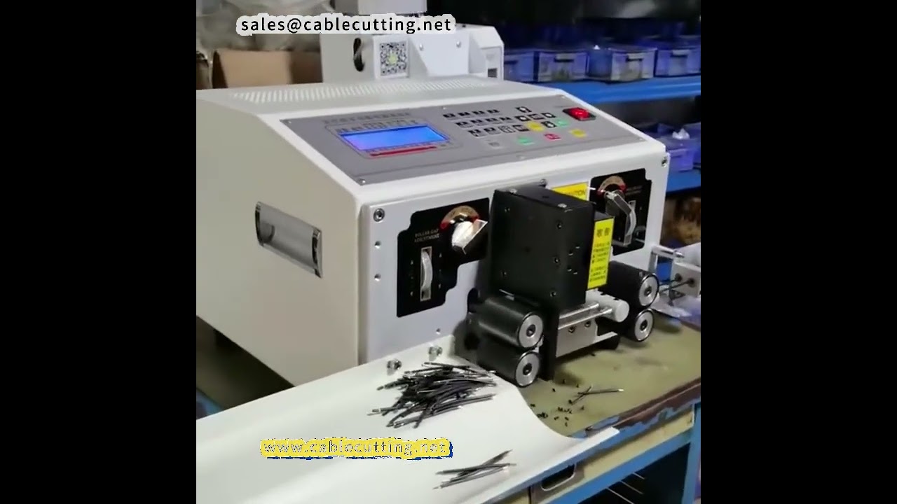 Automatic computer wire cutting machine Wire and cable double wire single wire stripping machine