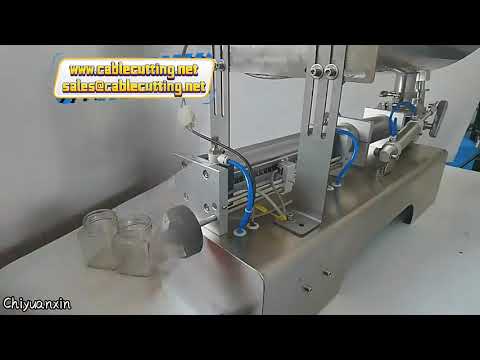 Single head U style bbq bottle butter pepper sauce filler paste liquid filling machine