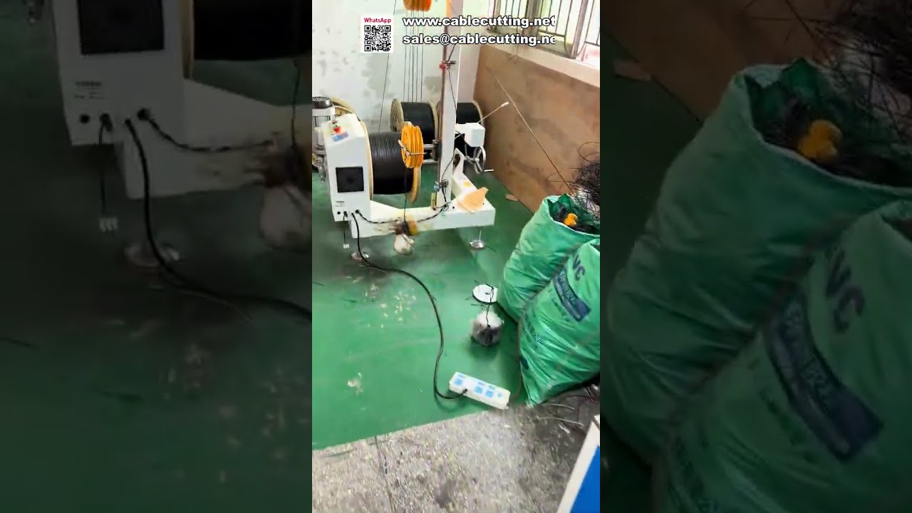 Full Automatic Meter Counting, Cutting, Winding and Tying Machine Demo