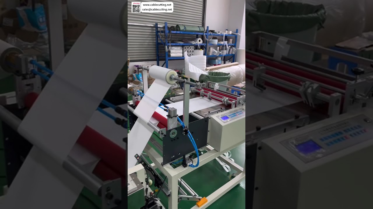 Auto Web Guiding Lamination Slitting Double Rubber Roller Synchronous Traction Cutter Tool - Shorts
