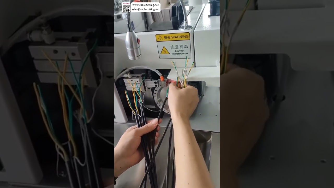 Automatic Heat Shrink Tube Baking & Printing Machine  Integrated Thermal Sleeving Tool - Shorts