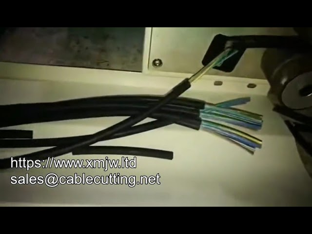 WPM 380 Electric Equipment Making Machinery Wire Cutting And Stripping Machine