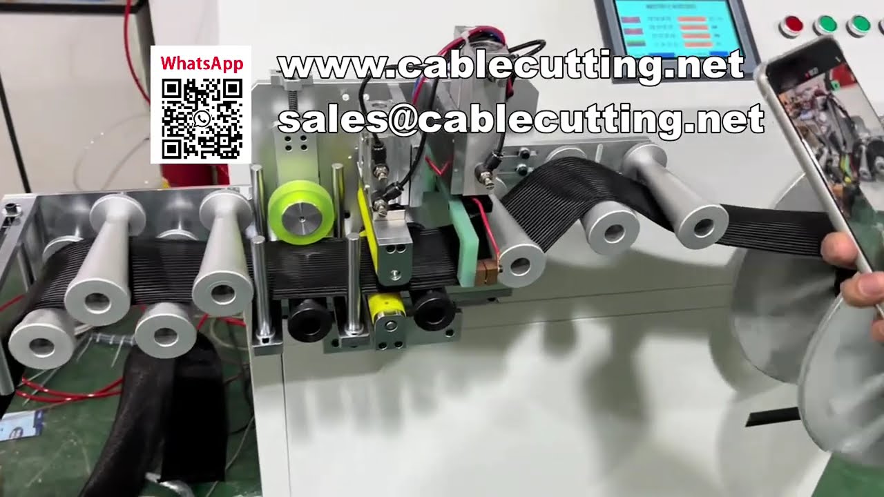 Automatic Meter Counting Machine with Heating Cutter and Layer Winding