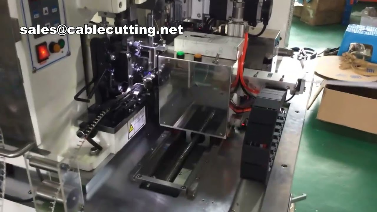 flat wire terminal crimping machine