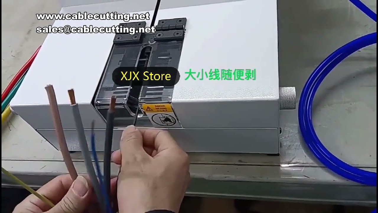 0 5 25mm2 Adjusting free Automatic Wire Stripping and Peeling Machine Pneumatic Cable Stripper Strip