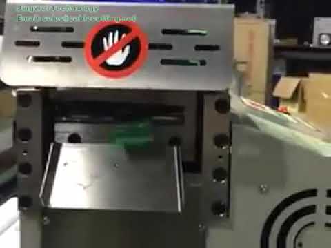 Micro computer Ribbonzipperlabel cold cutting machine 03C