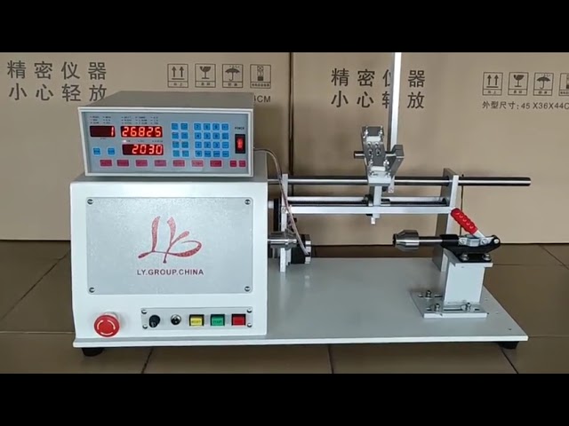 Coil Winding Machine Automatic Computer Wire Dispenser LY 830 with Rotating Payoff TrayReelBobbin Li