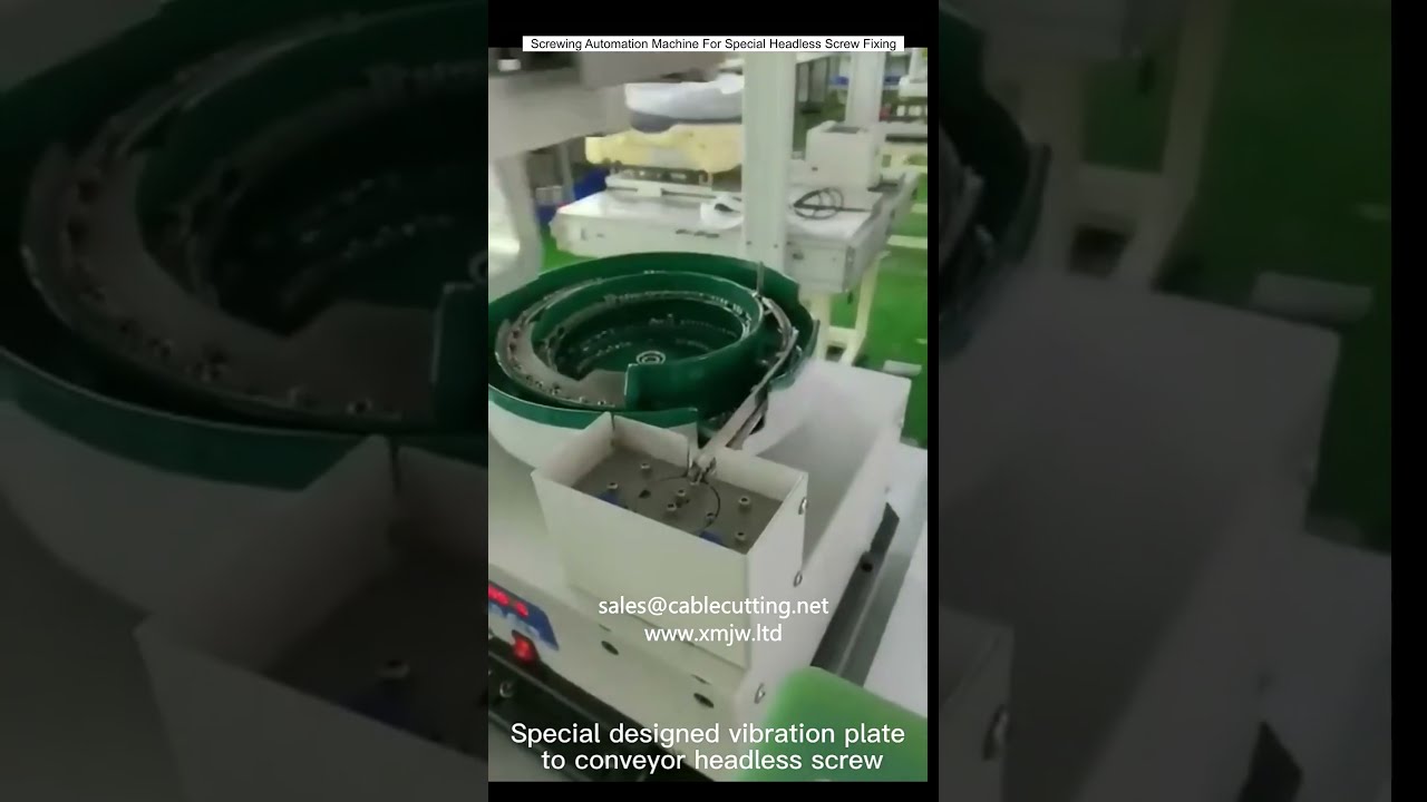 Screwing Automation Machine For Special Headless Screw Fixing