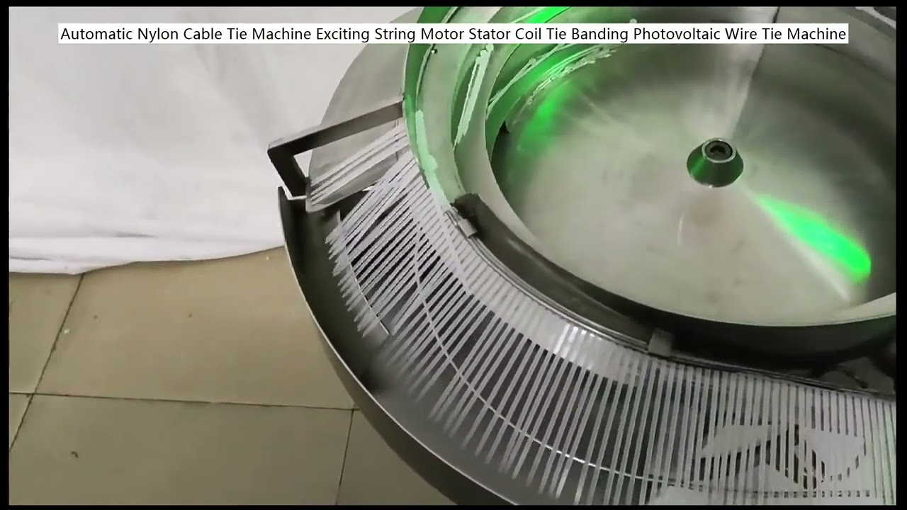 Automatic Nylon Cable Tie Machine Exciting String Motor Stator Coil Tie Banding Photovoltaic Wire Ti