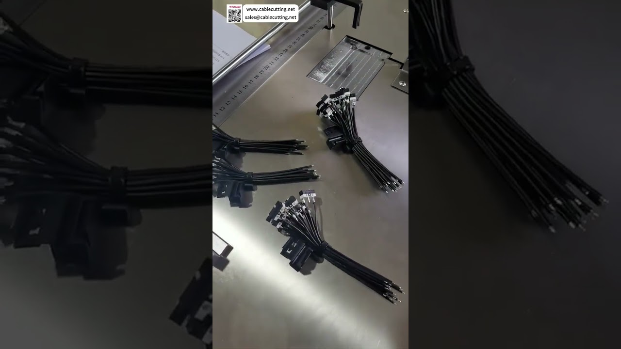 Custom Nylon Cable Tie Machine  Special Jig Design for Unique Connector Heads Processing - Shorts