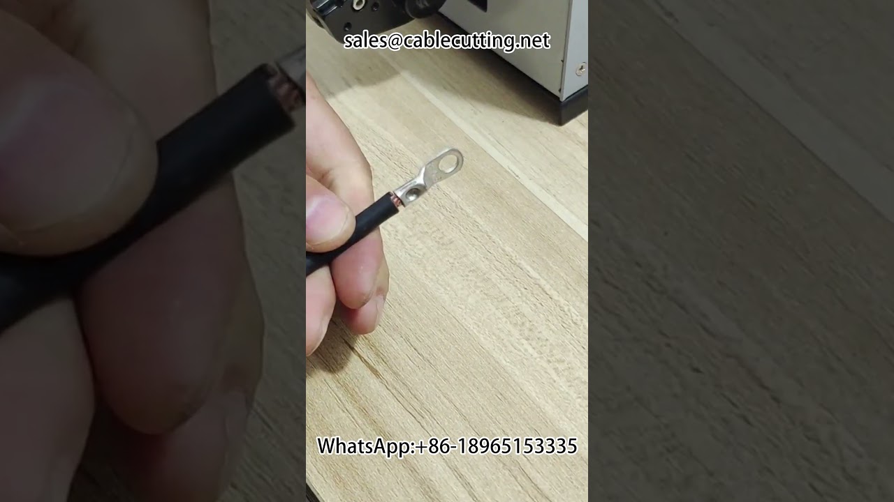 Bare terminal crimping machine