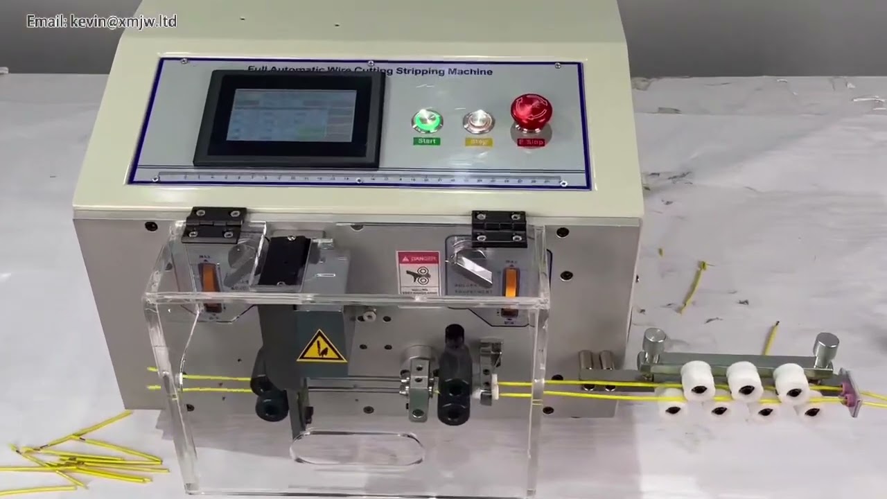 SWT508SDB Automatic Wire Stripping Peeling Cutting Machine 0 1 4 5mm Touch Screen LCD Controller Cab