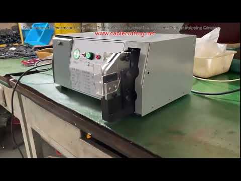 Semi automatic Pneumatic Loose Piece Terminal Crimping Machine, 2-50mm2 Tubular Stripping Crimper