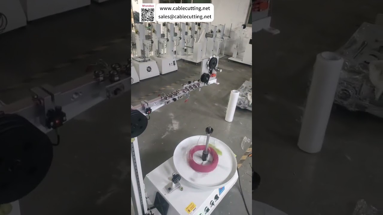 Automatic Variable Speed Pay Off Machine For Ultra Fine Loose Wires Preventing Any Knots and Jams - Shorts