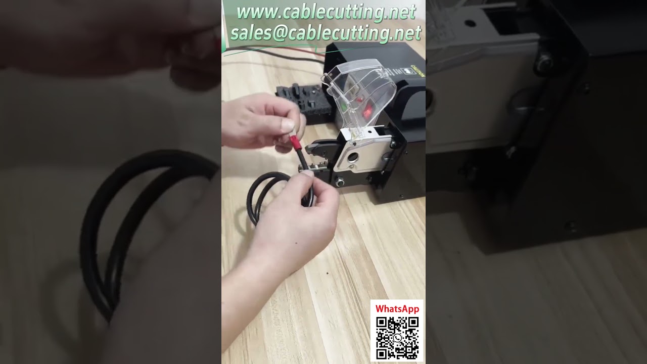 電動端子壓接機  壓接RV8 4端子實操