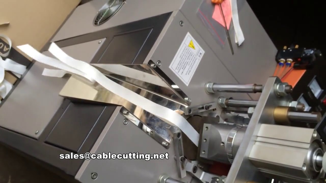Automatic ultrasonic ribbon cutting machine