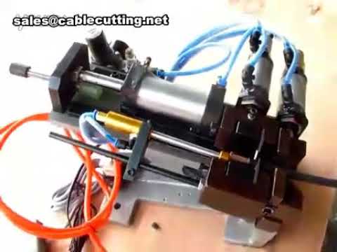 pneumatic cable outer insulation stripping machine