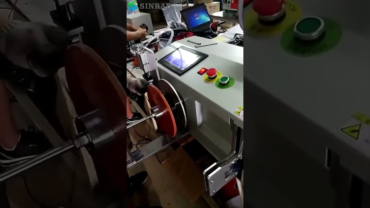 Multifunctional Harness Desktop Automatic Cable Measuring & Cutting Machine SR 1100   Wire Winding &