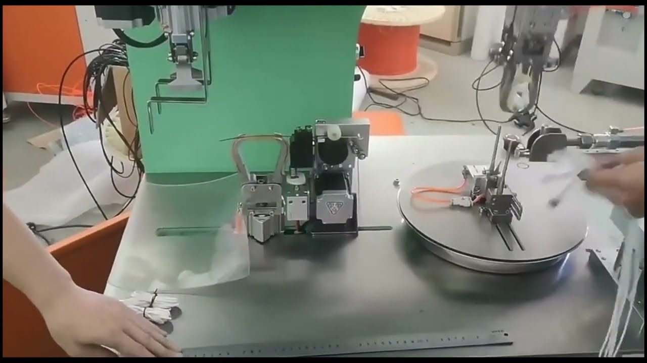 Automatic Wire Hose Winding And Banding Machine Adhesive Tape Binding And Labelling Machine