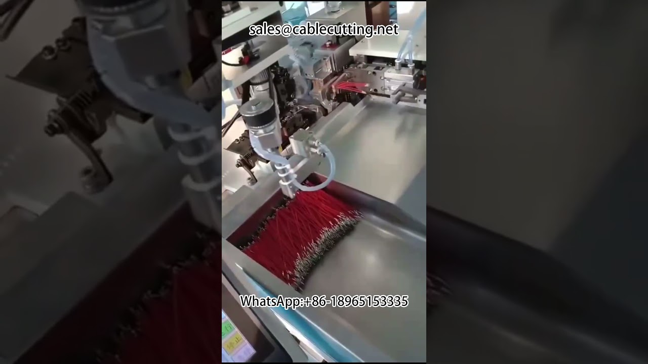 Five wire double head termination machine #stripping machine #wire harness Equipment #machinery and