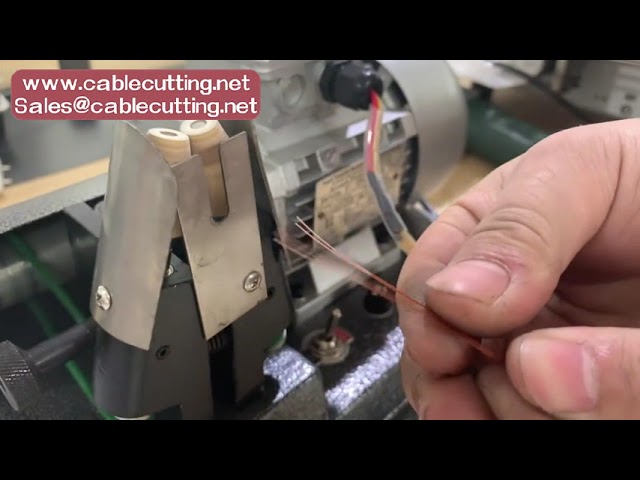 Magnet  enamel  wire stripping machine,  bench top wire stripping machine for enameled wire