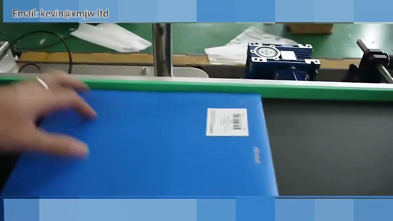 Fully automatic PE tape paging labeling machine unformed paper boxes manuals card labeling machine