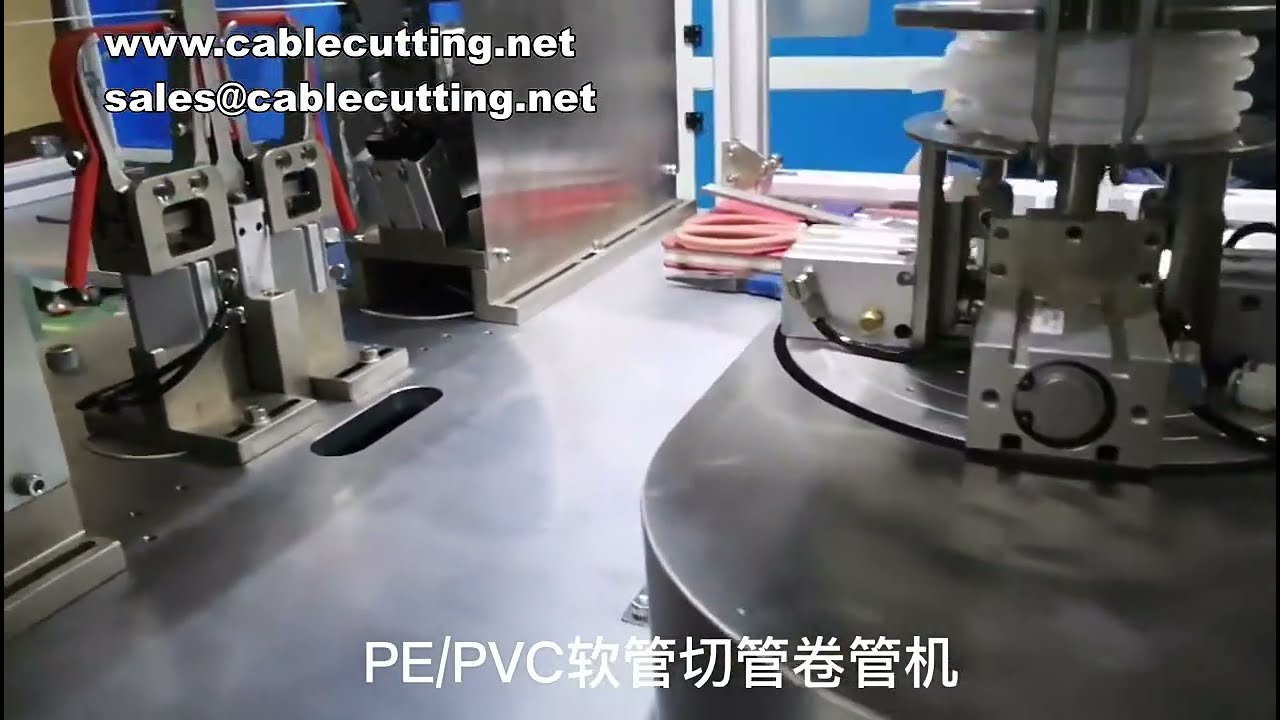 PVC hose winding machine, automatic cutting pipe winding machine, PE hose pump pipe cutting and wind
