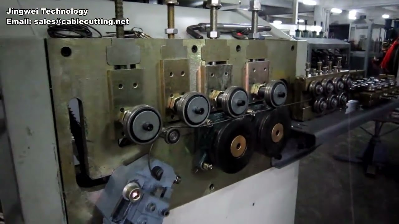 Flatten wire machine steel wire iron wire hardware wire forming machine equipment steel wire flatten