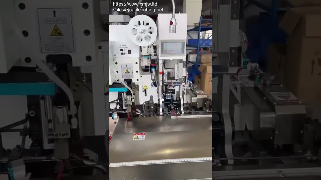 Automatic Wire Cutting Stripping Seal Inserting Terminal Crimping Machine