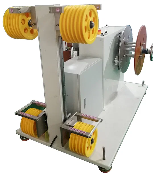 Large double tie type automatic meter cutting wire stripping machine